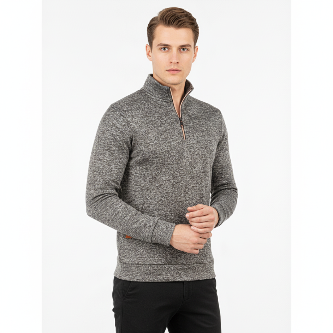 Nordspur | WinterLoom Strickpullover mit Reißverschluss