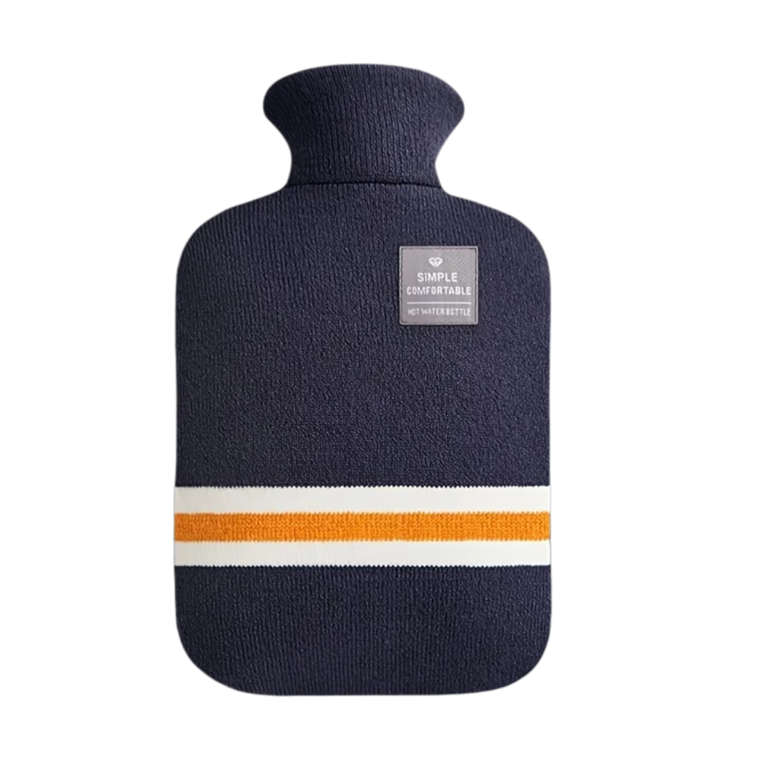 Wärmflasche 2000 ml mit Strickbezug – ThermoComfort
