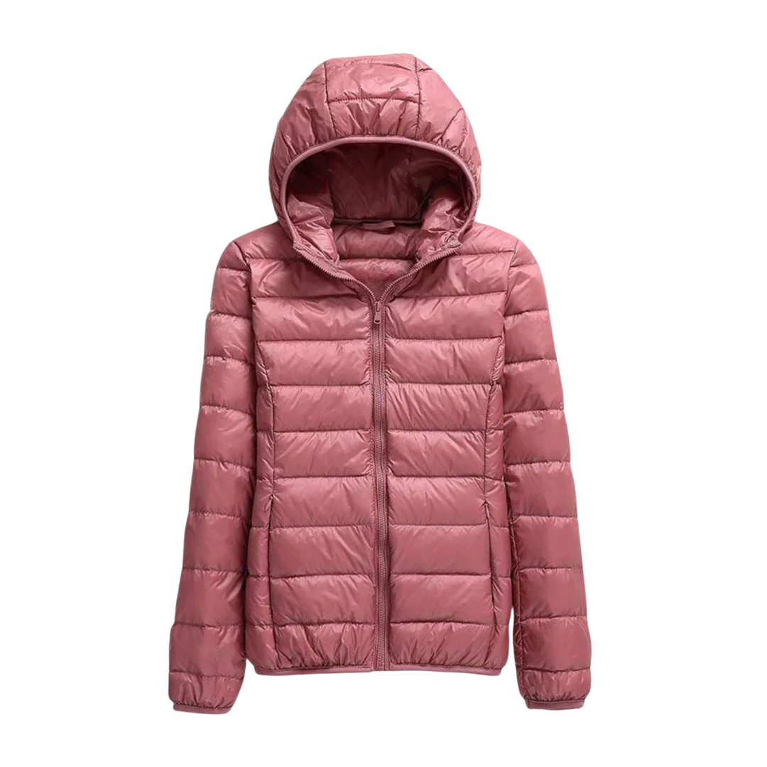 Wasserdichte Steppjacke mit Kapuze – Winddichter Wintermantel