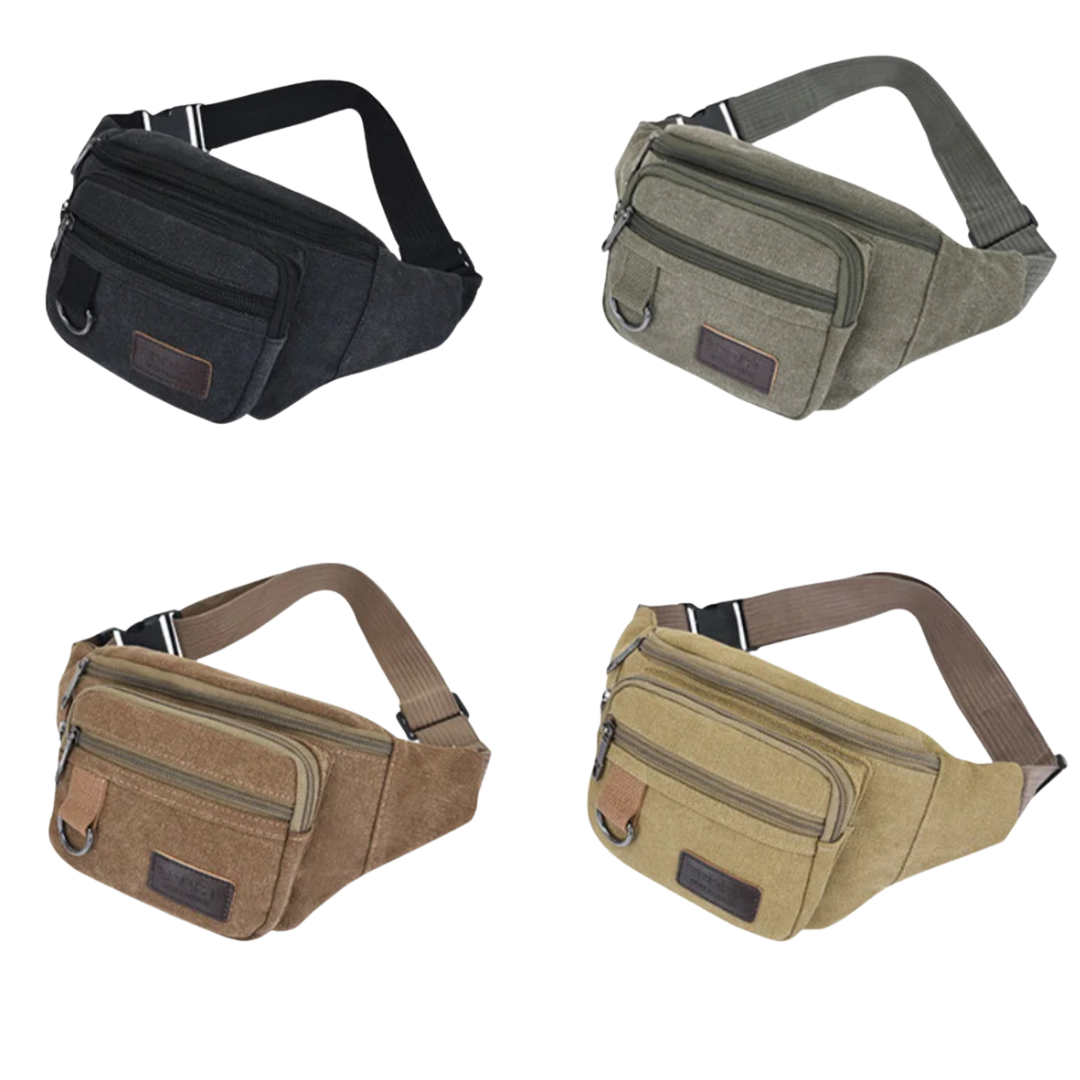 Nordspur | Canvasoro Dicke Canvas-Gürteltasche
