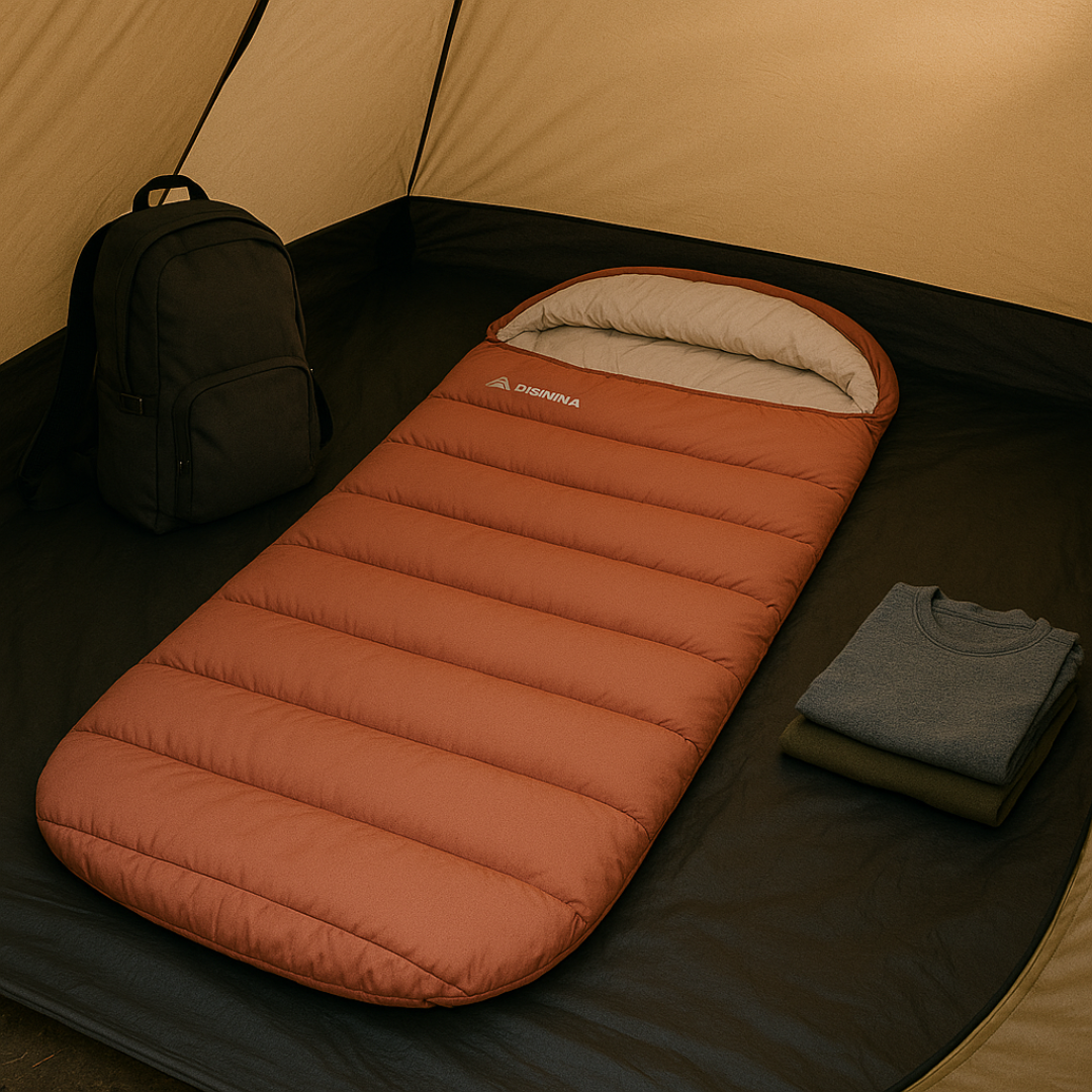 3-Jahreszeiten Schlafsack extra lang & breit – CampRest MaxComfort