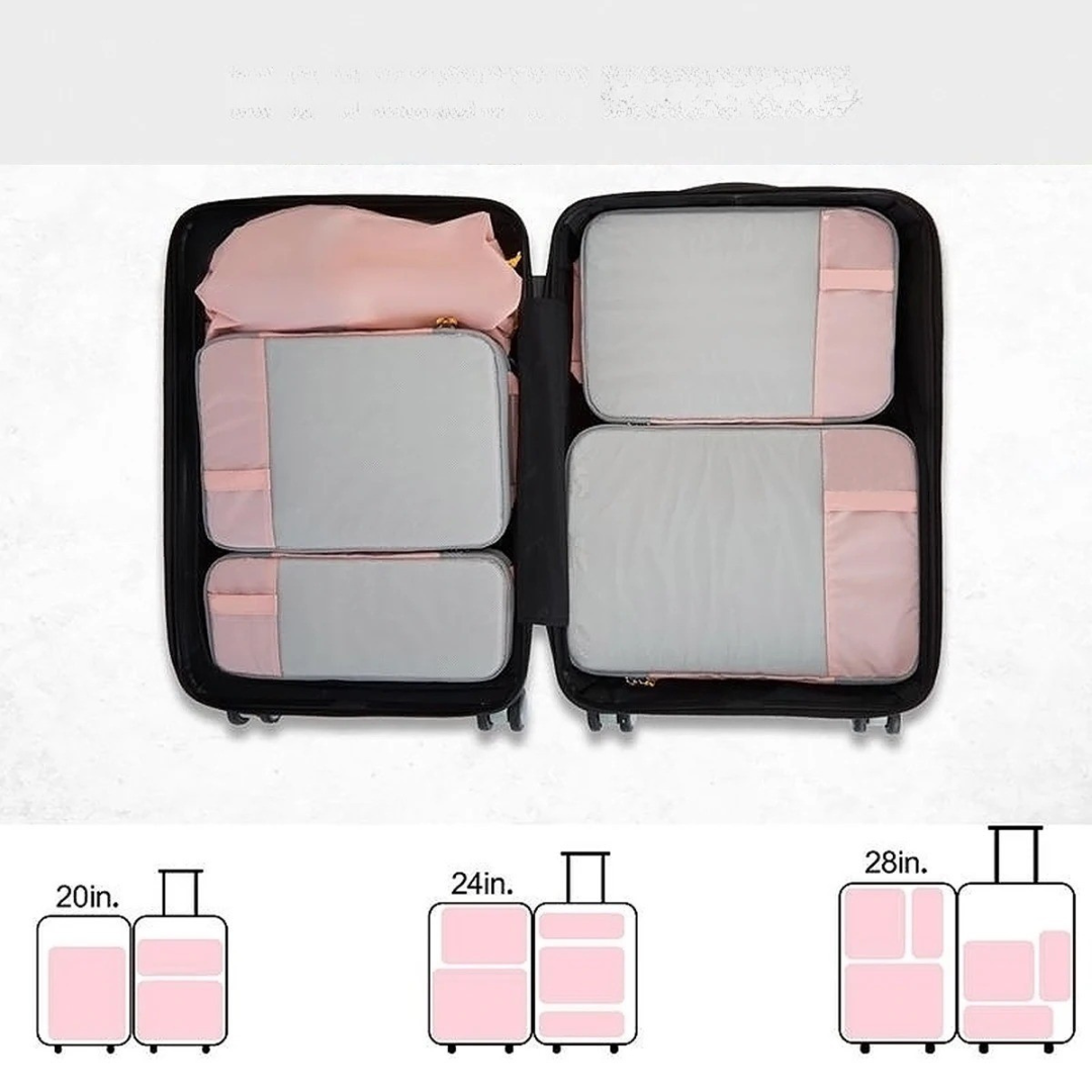 Nordspur | Packivia Sechsteiliges Packwürfel-Set