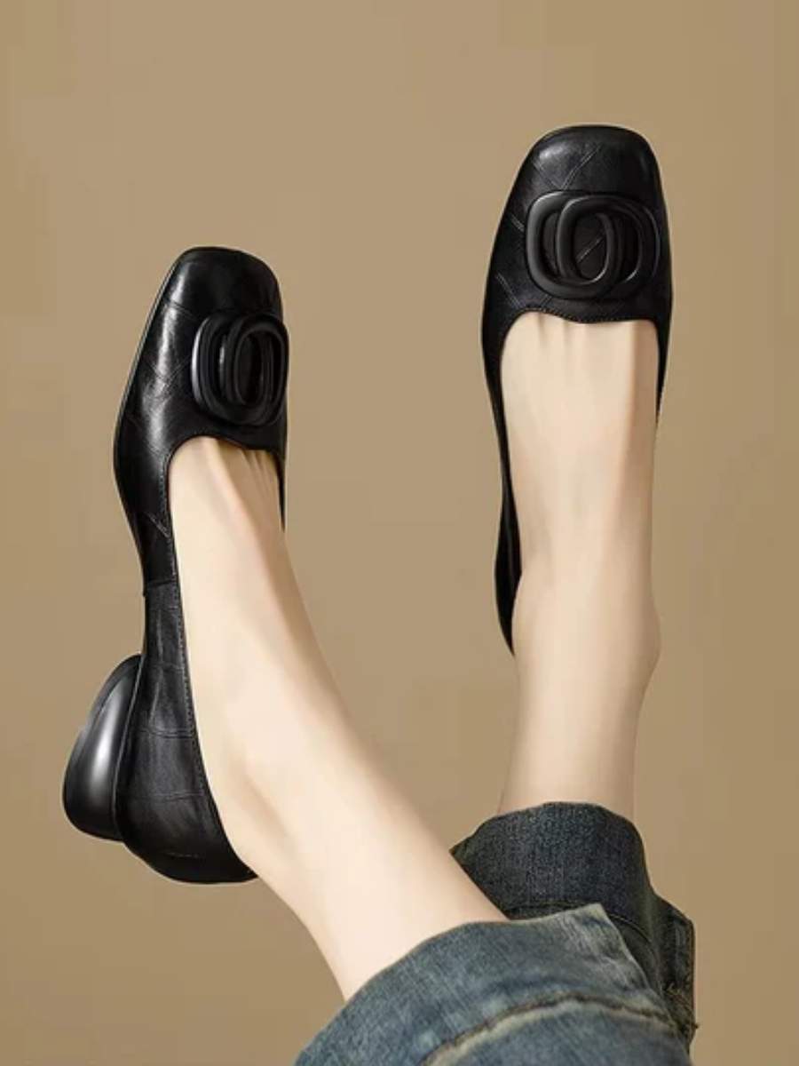 Opium Leder-Ballerinas