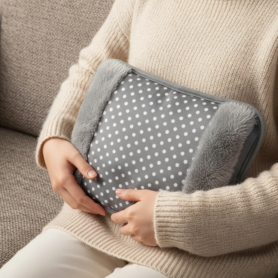 Wärmekissen elektrisch mit USB-Aufladung & Handwärmer-Funktion – CozyDot HeatBag