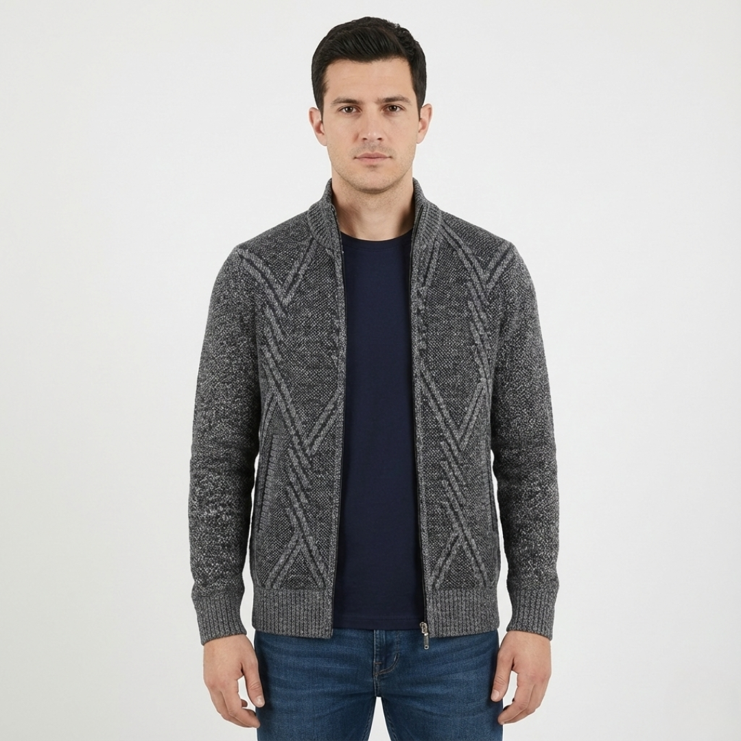 Nordspur | Vollreißverschluss-Strickjacke