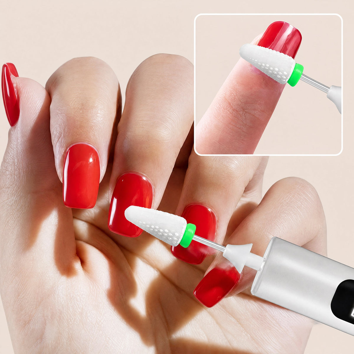 Elektrischer Nagelschleifer mit LED-Licht