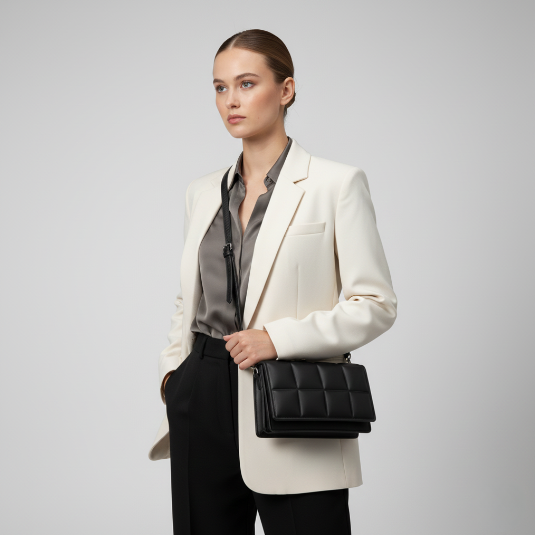 Nordspur | Kleine gepolsterte Schultertasche