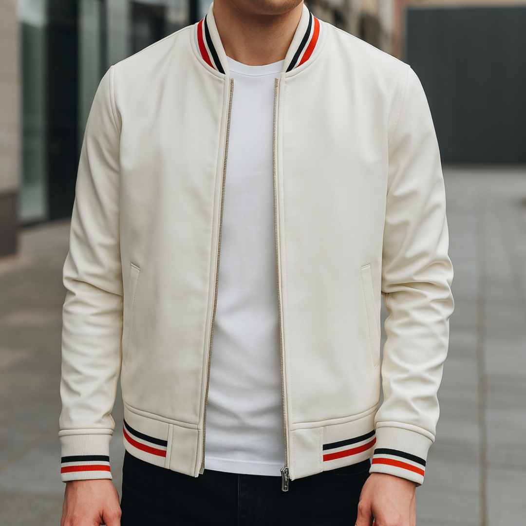 Bomberjacke im College-Style mit Streifen – UrbanStripe Jacket