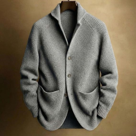 Hugo | Gerippte Wollstrickjacke