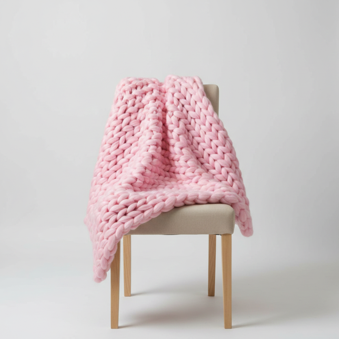 Nordspur | Veloroo Chunky-Strickwurfdecke