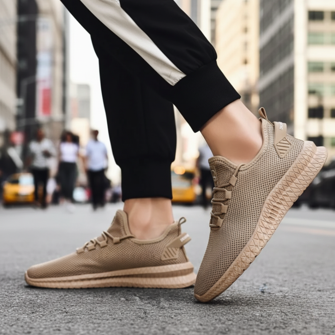 Orthopädische Herren-Walkingschuhe atmungsaktiv & leicht – OrthoStep ARON