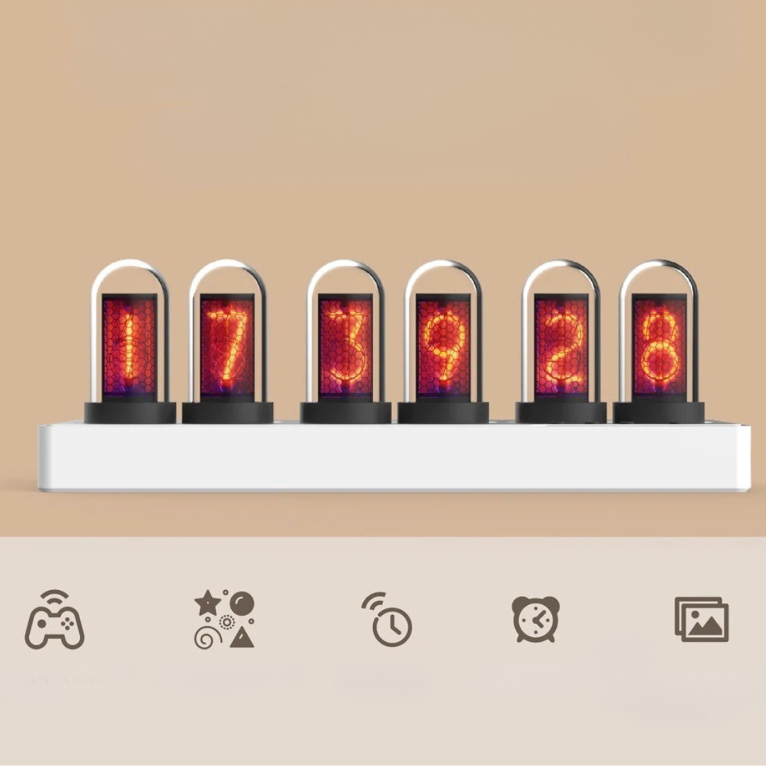 Nordspur | Luminixel Nixie-Stil Digitaluhr