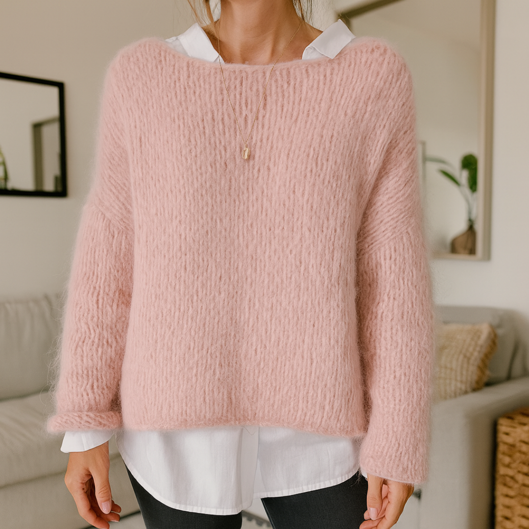 Strickpullover mit lockerer Passform & weichem Stoff – Sofira Knitwear