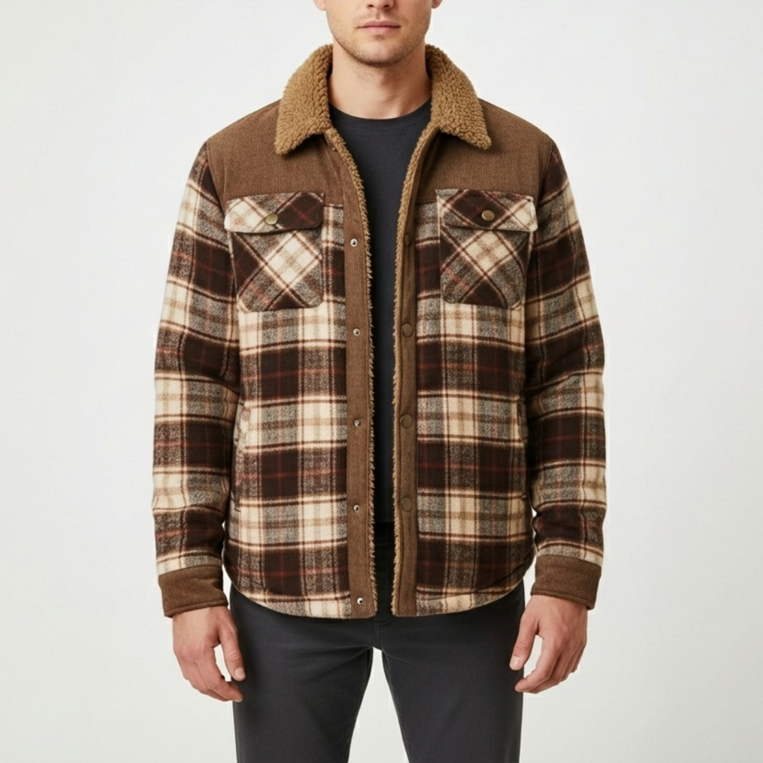Nordspur | Gefütterte Flanell-Hemdjacke