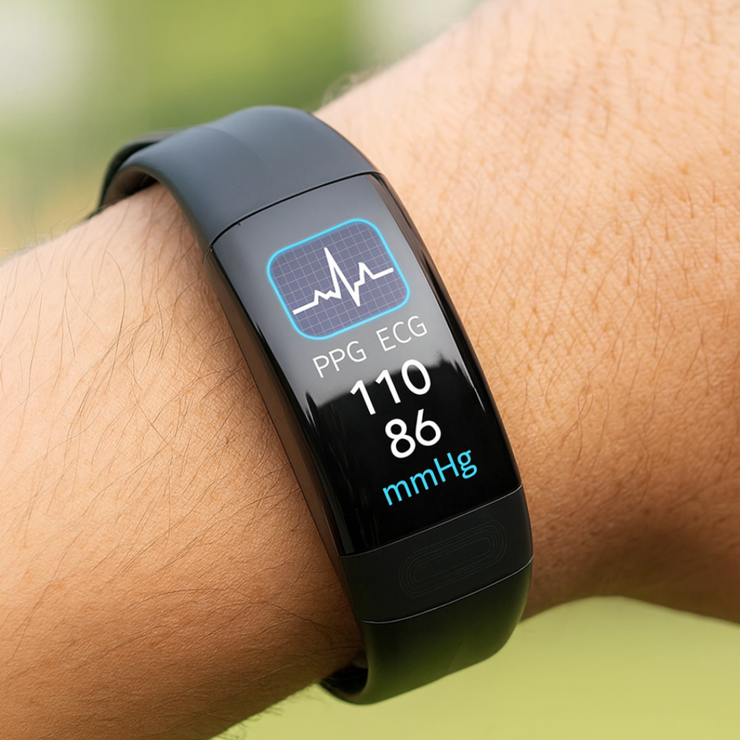 Smartwatch mit EKG, Blutdruck- & Schlaftracking – P11Plus HealthBand