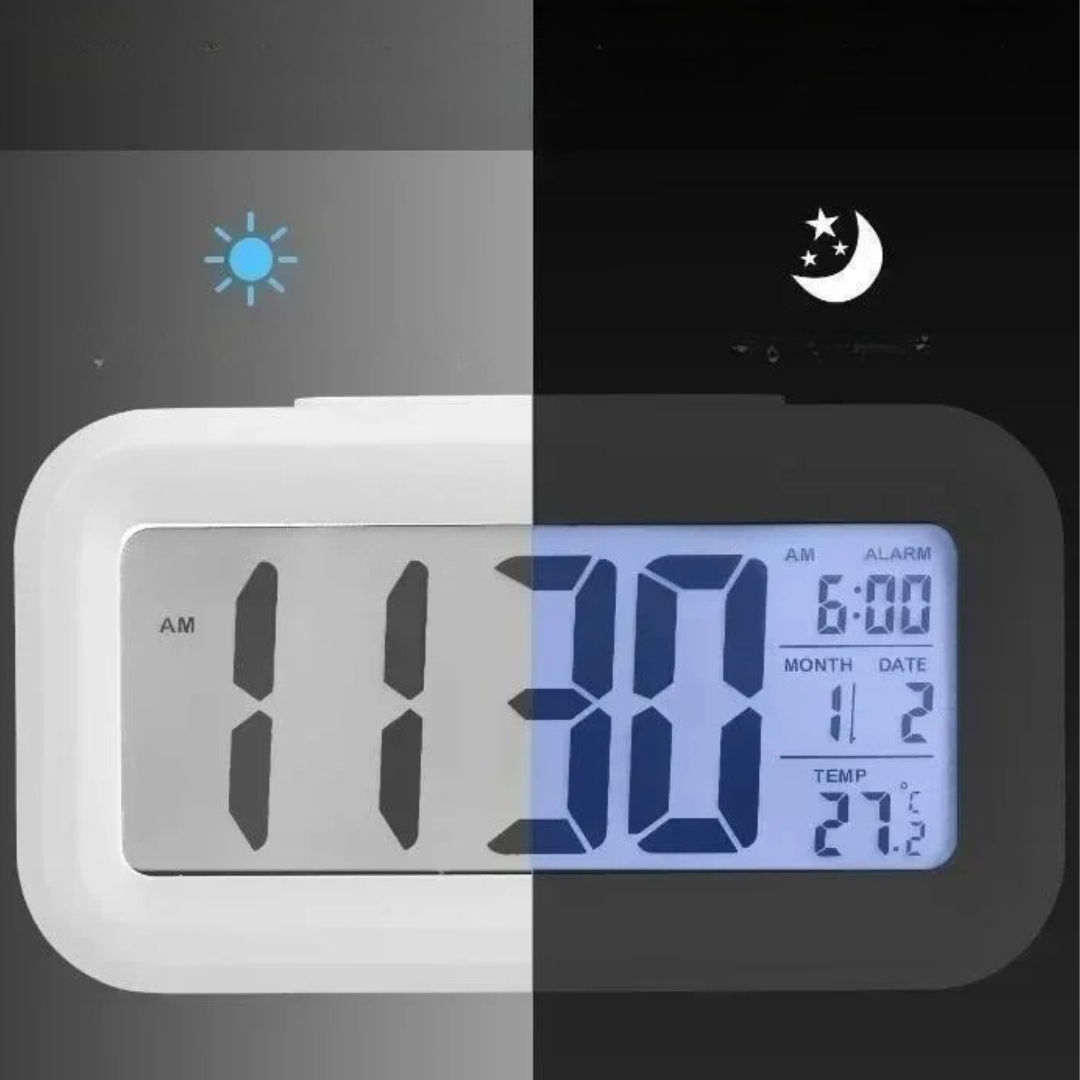 Nordspur | Lumiclock Kompakte LED-Digitaluhr mit Wecker