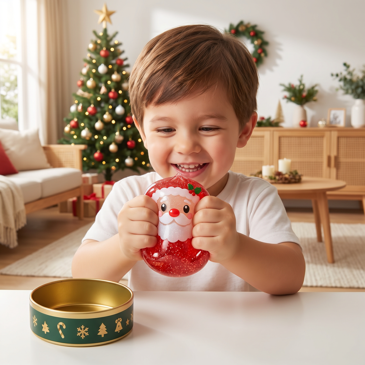 Weihnachts-Dumpling Squishy Anti-Stress-Spielzeug-Set