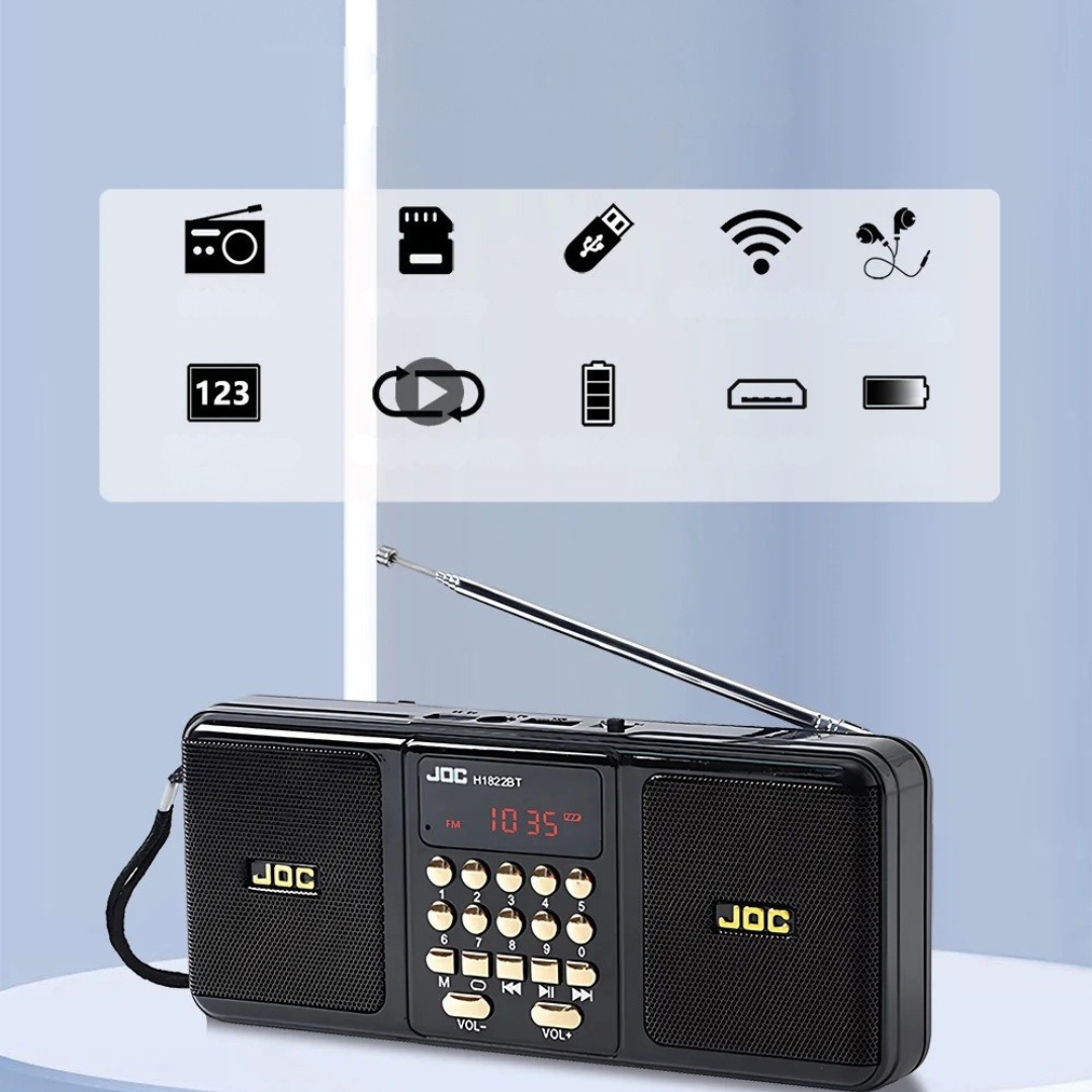 Nordspur | Soundroam Tragbarer wiederaufladbarer Radio-Lautsprecher