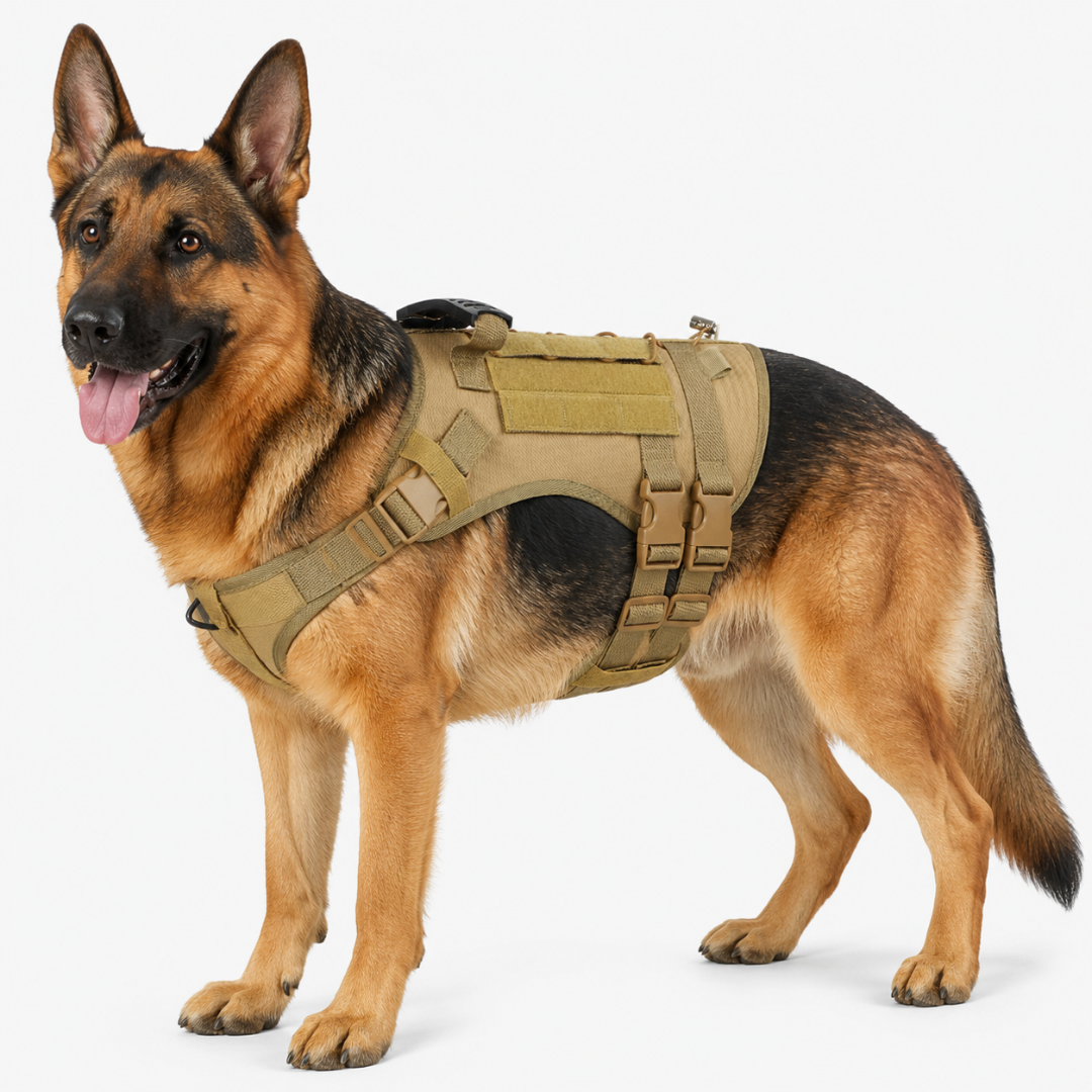 Nordspur | Tacticanine Militär-Stil Taktisches Hundegeschirr-Set