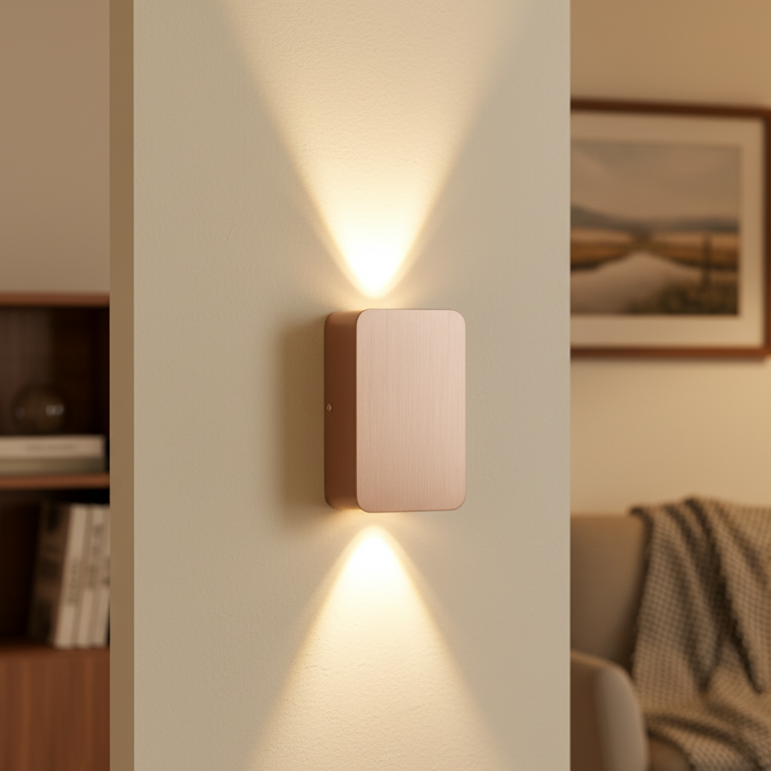 Innenbeleuchtung LED-Wandleuchte mit Up & Down Effekt – LumiGlow Light
