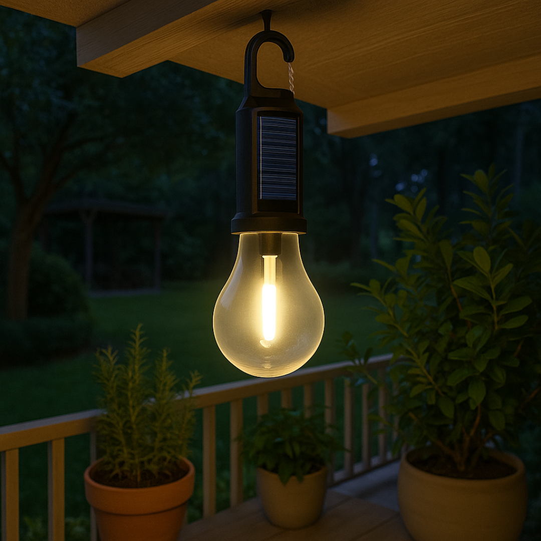Solarenergie-Campinglampe – HängeGlüh Outdoor