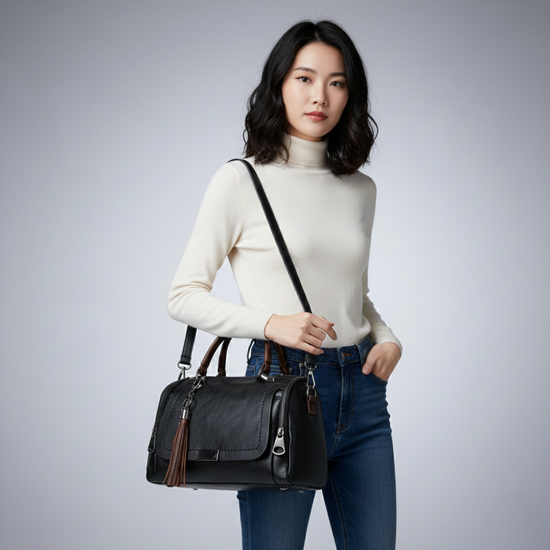 Nordspur | Schultertasche mit großem Fassungsvermögen