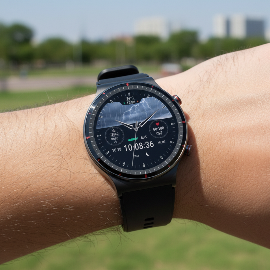 Smartwatch mit EKG, Blutsauerstoff- & Herzfrequenzmessung – VitaTrack Uhren