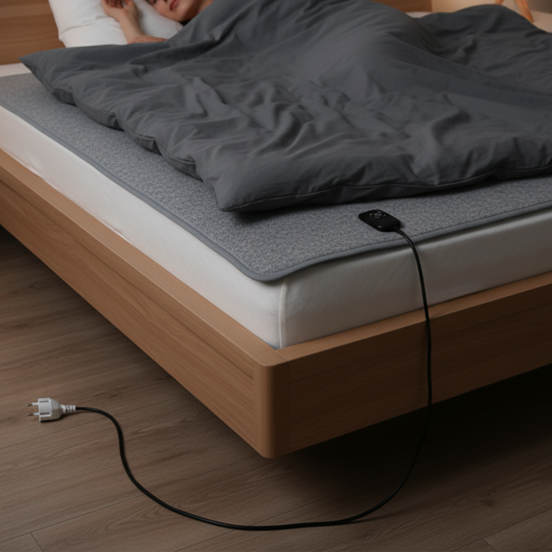 Elektrische Heizmatte 160×80 cm mit 6 Heizbereichen & USB-C – HeatZone Blanket