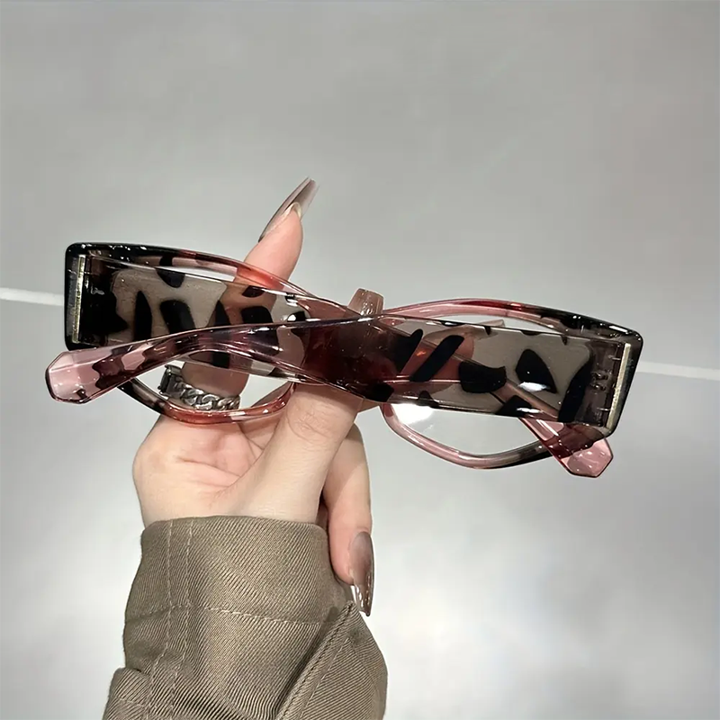 Damen-Lesebrille Anti-Blaulicht Vollrand Eckig