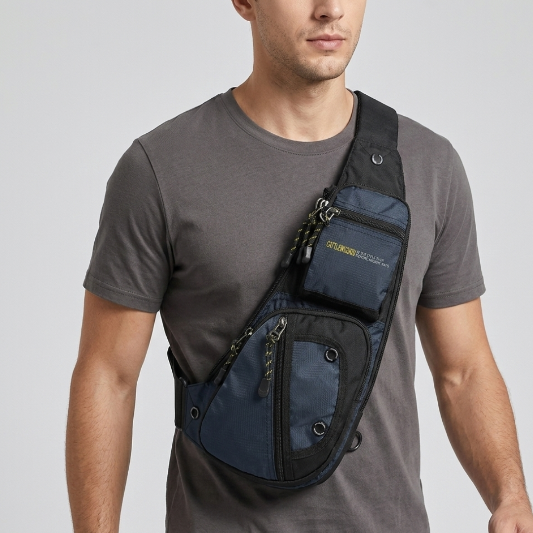 Wasserabweisende Sling Bag Outdoor – FlexTrail Crosspack
