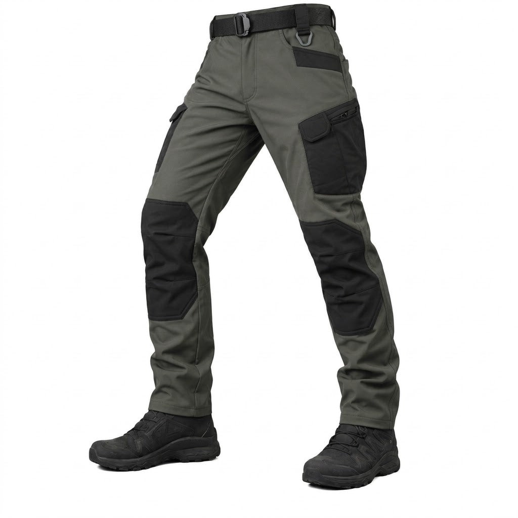 Herren Softshell Fleece-gefütterte verstärkte wasserabweisende taktische Hose