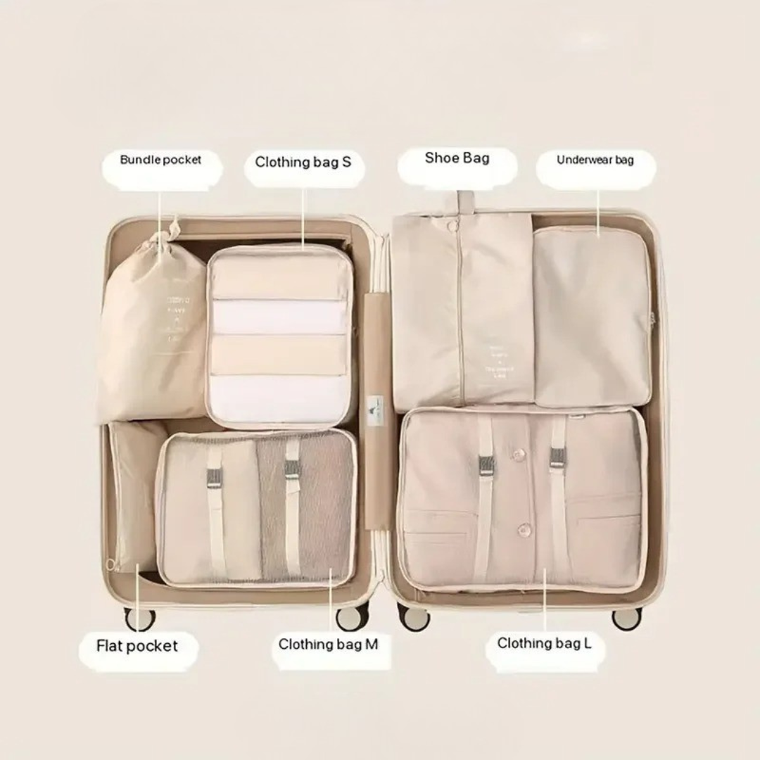 Nordspur | Packlior Sieben­teiliges Packwürfel-Set
