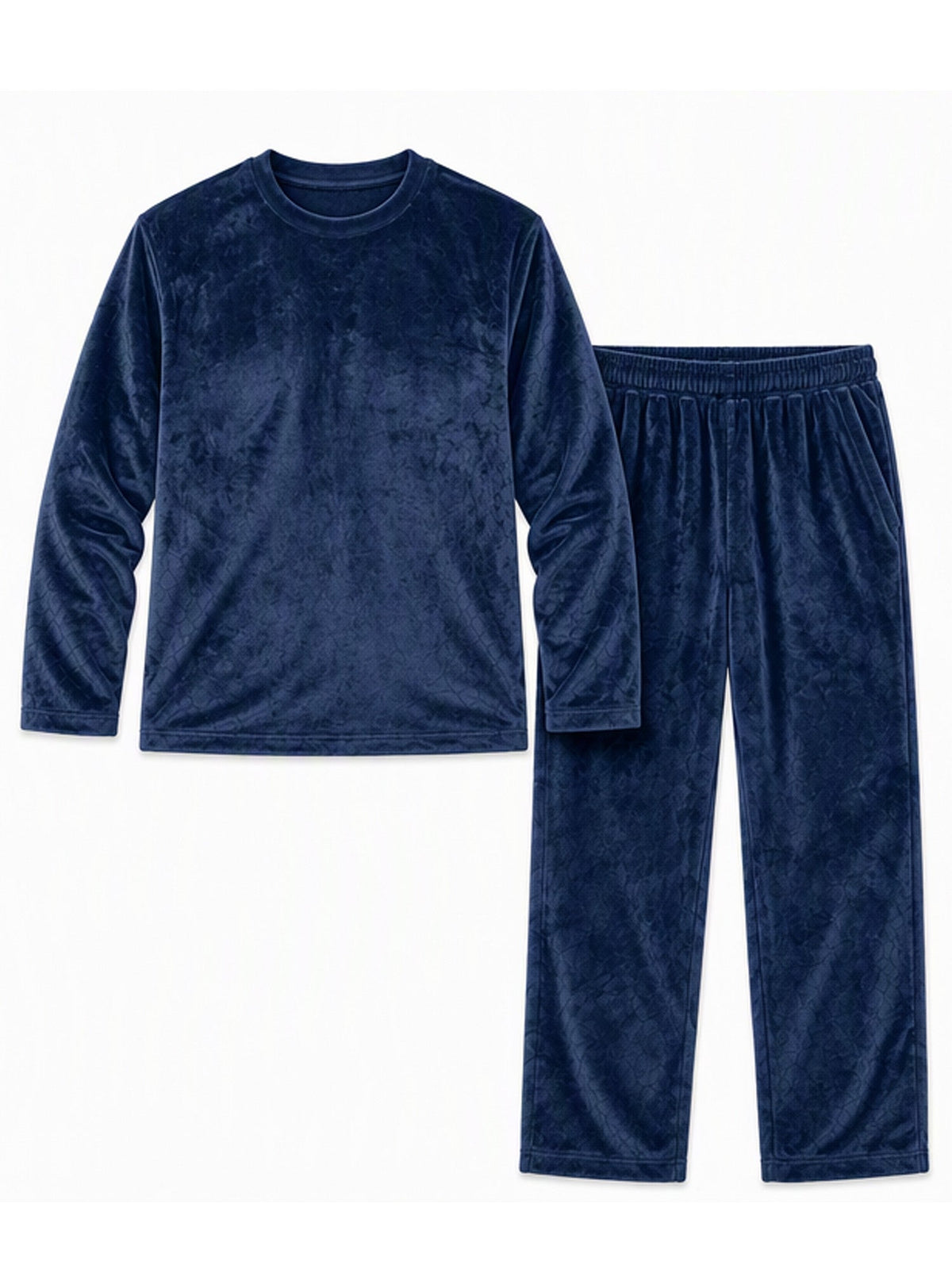 Herren Kuscheliges Thermo-Samt-Pyjama-Set