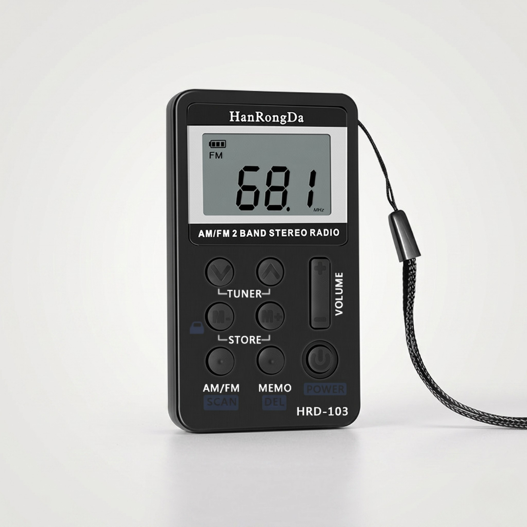 Nordspur | PocketWave Mini Metall-Taschhenradio