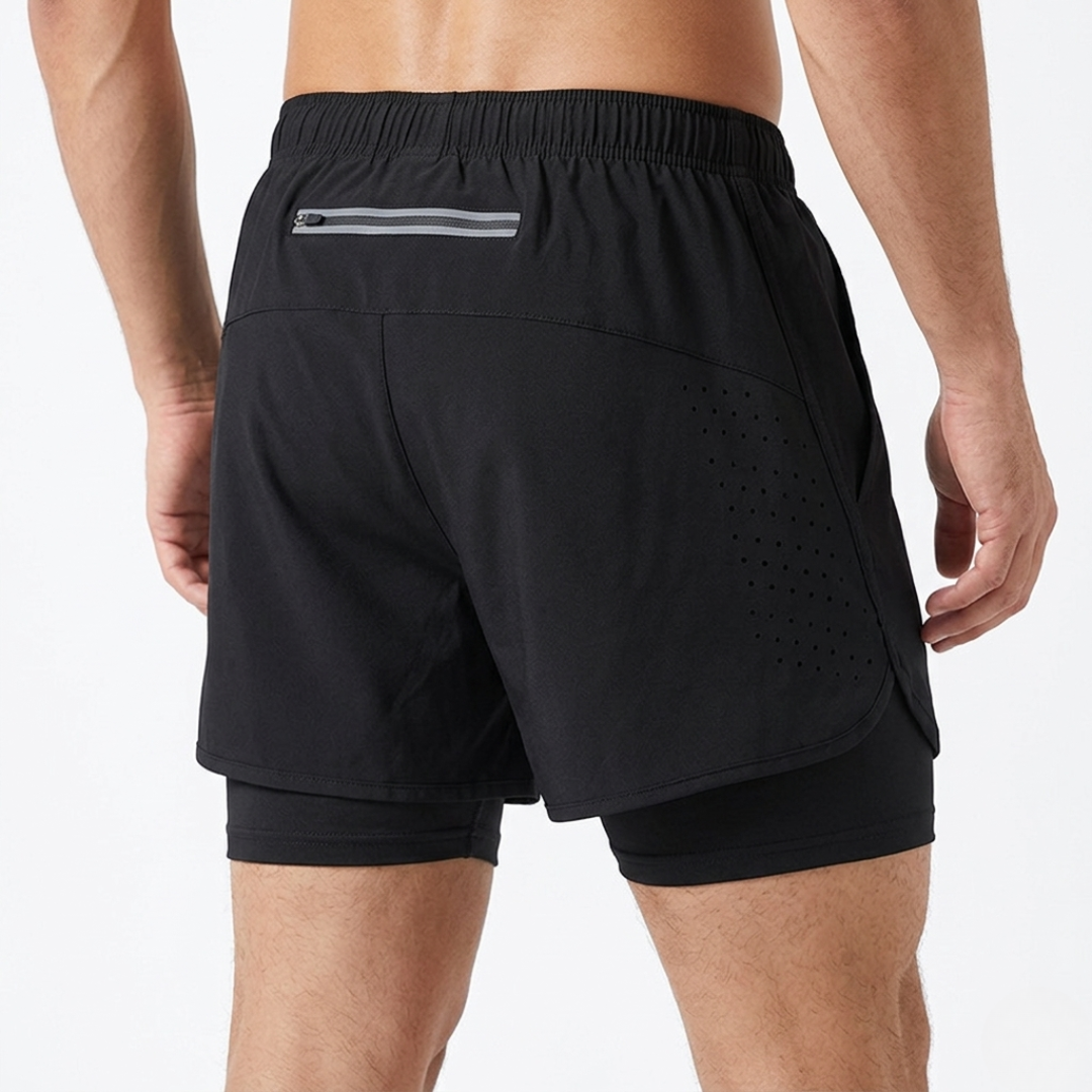 Nordspur | Runaro Two-Layer Athletic Shorts
