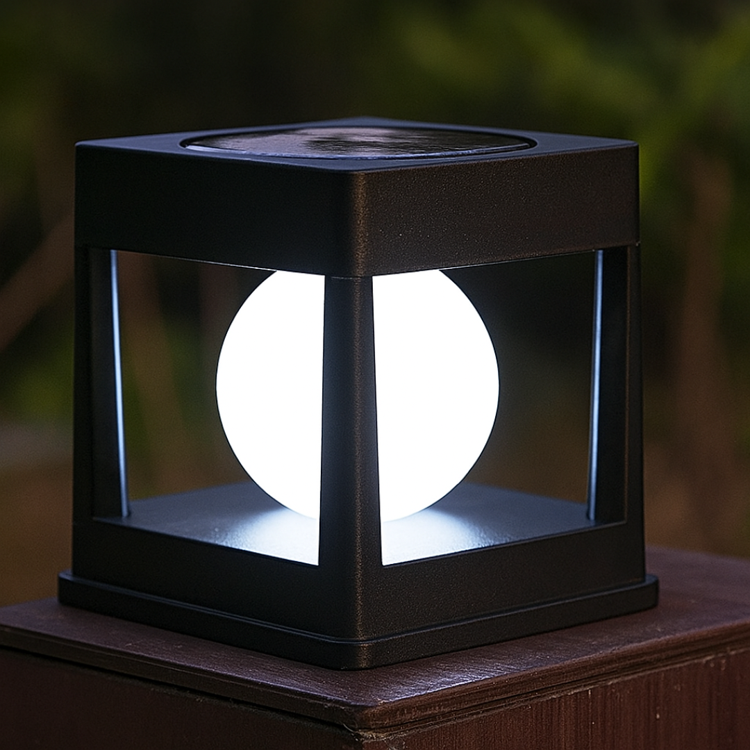Solar Gartenleuchte LED wasserdicht – LumoCube