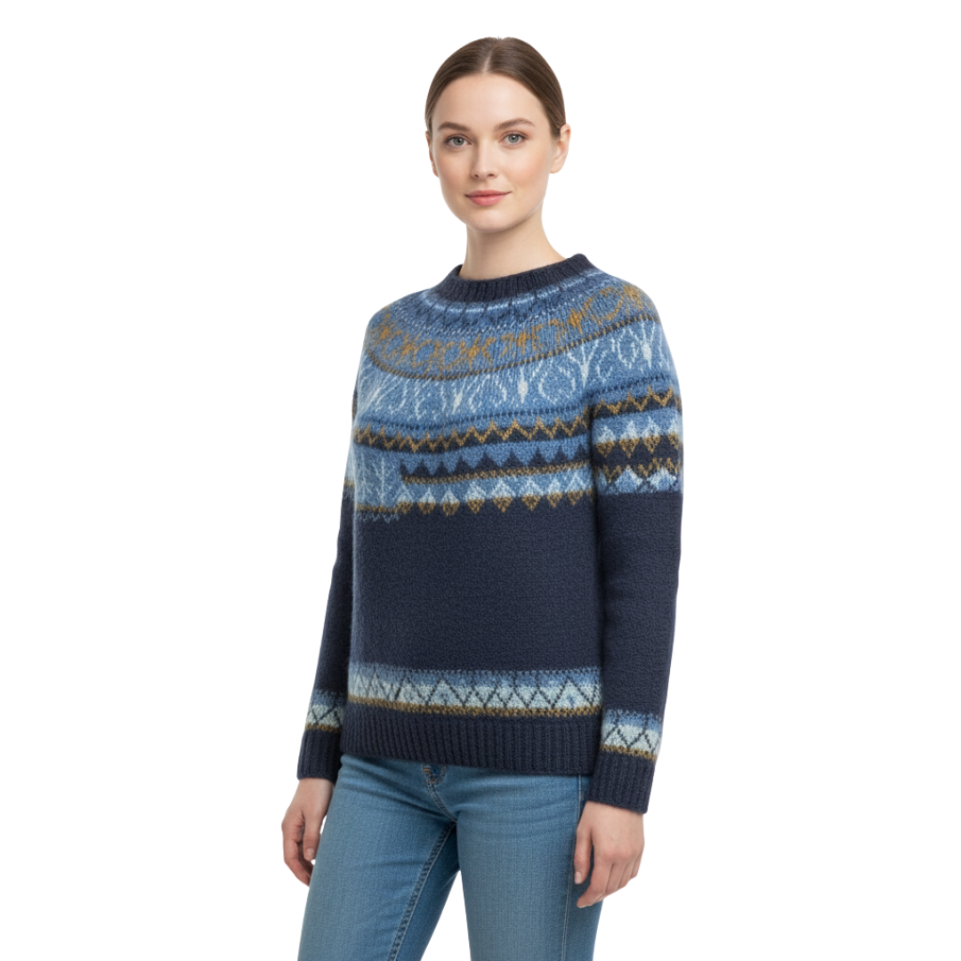 Nordspur | FrostLoom Nordischer Strickpullover