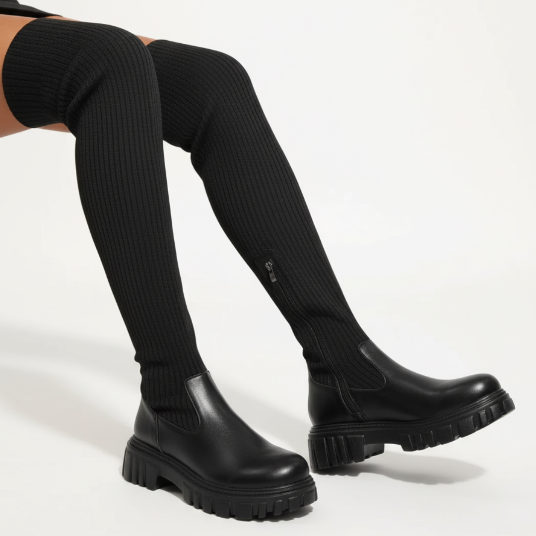 Nordspur | FlexRib Overknee-Sockenstiefel