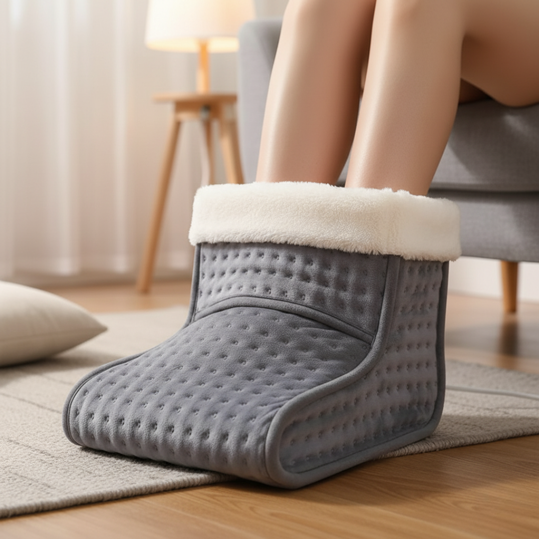 Fußwärmer elektrisch mit 6 Heizstufen & Timer, waschbar – CozyHeat Pad
