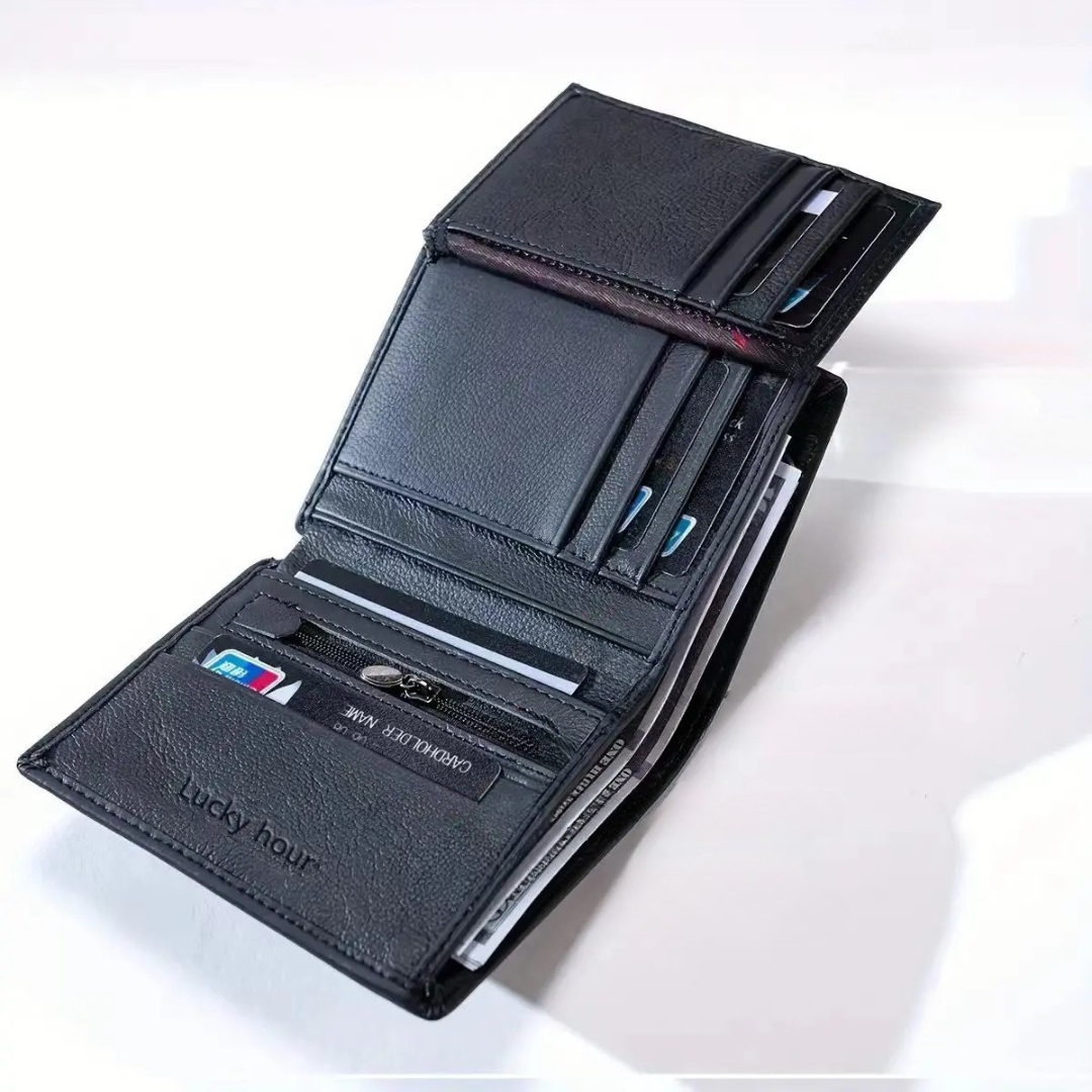 Nordspur | Cardluxe Minimalistische Bifold-Geldbörse