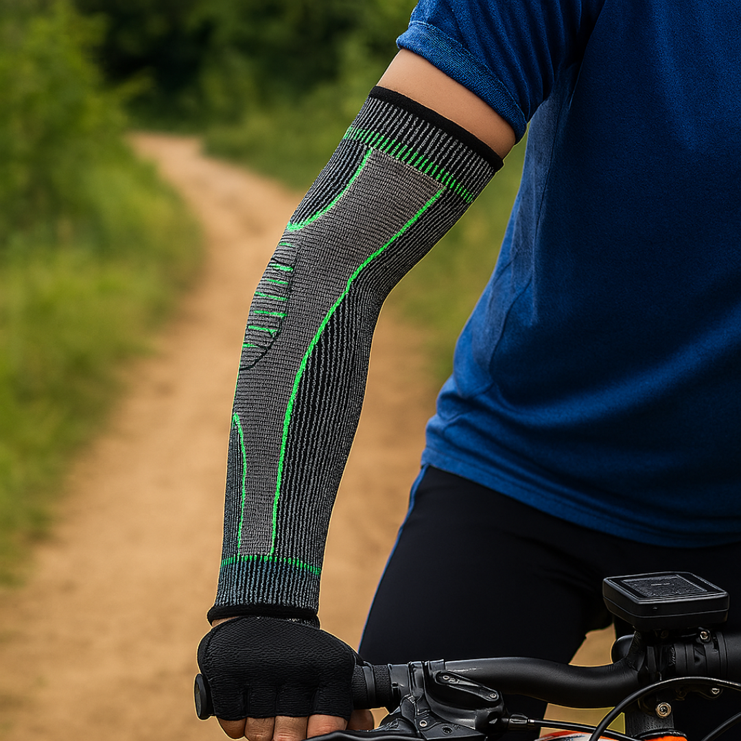 Kompressions-Armstulpen mit Anti-Rutsch-Silikon – FlexiGrip Pro