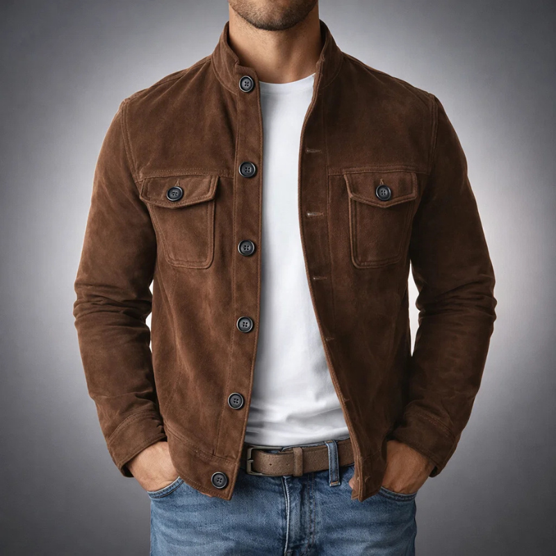 Tommaso Jacke aus Premium-Wildleder