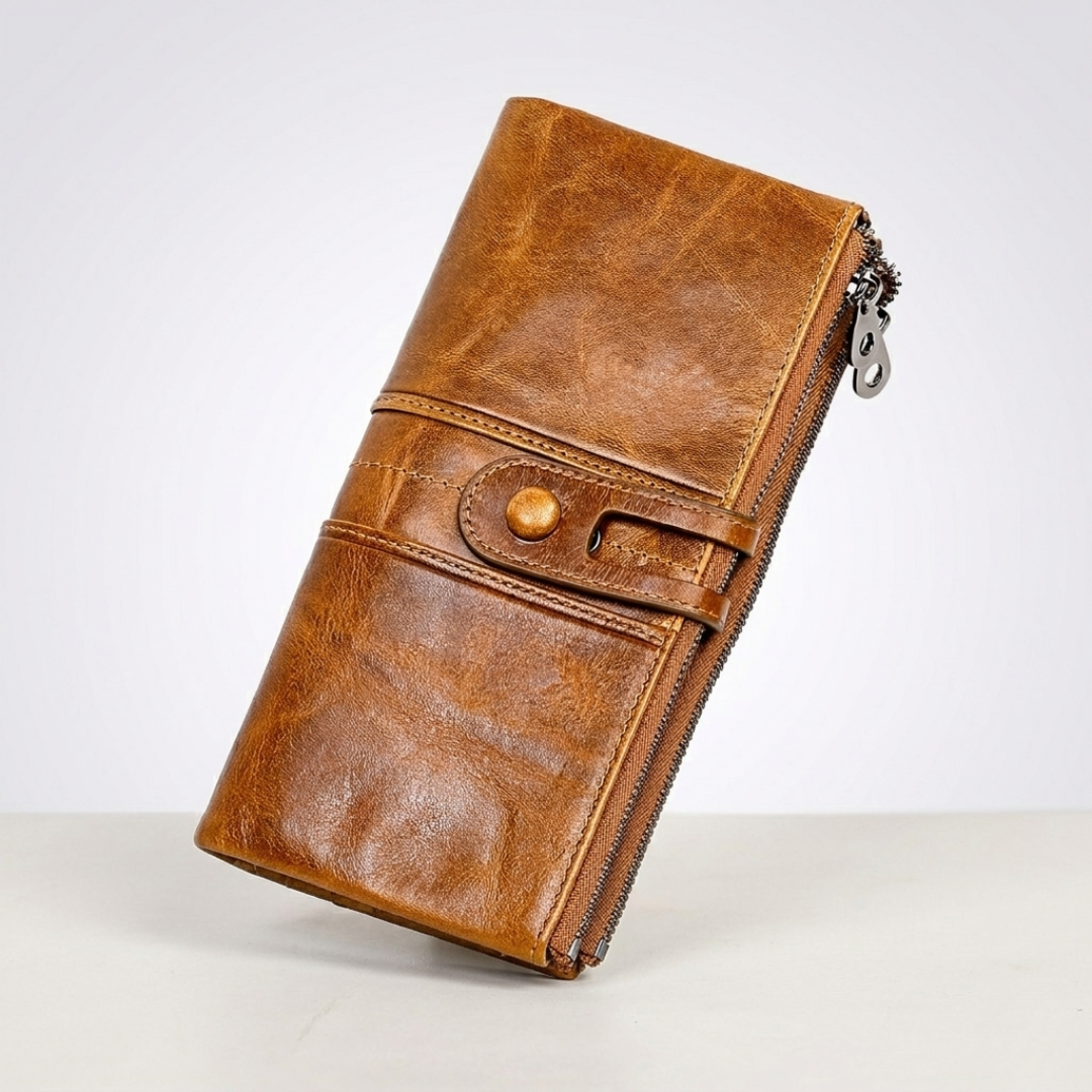 Nordspur | Zippora Lange Reißverschluss-Fashion-Geldbörse