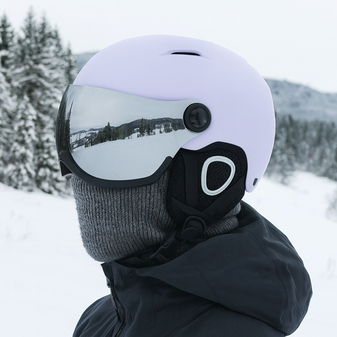 Skihelm mit Visier – FrostGuard Pro