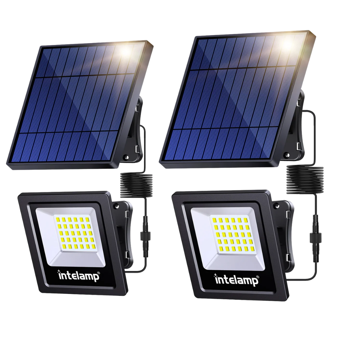 Nordspur | Duales Solar-LED-Flutlicht-Set