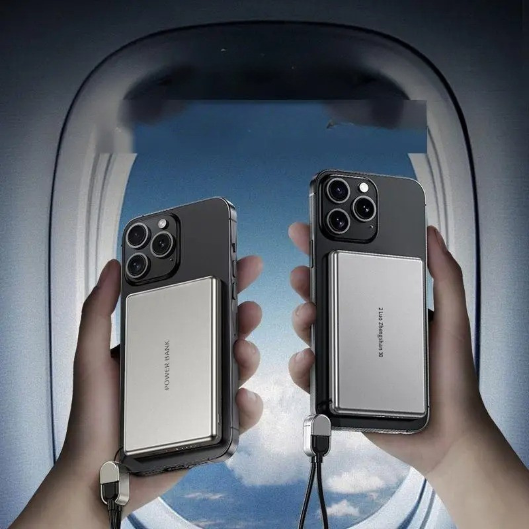 Nordspur | VeltroCharge Ultraflaches magnetisches Powerbank