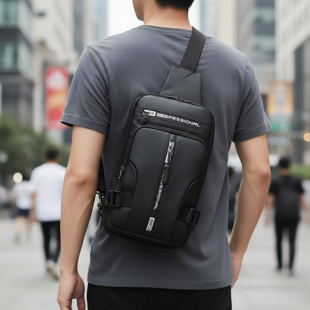 Taschen Schulterrucksack wasserdicht mit Anti-Diebstahl & USB – UrbanSecure Bag