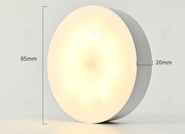 LED-Nachtlicht mit Bewegungsmelder – automatisch, USB-aufladbar & einfache Montage – perfekt für Schlafzimmer, Flur, Treppe und Kleiderschrank