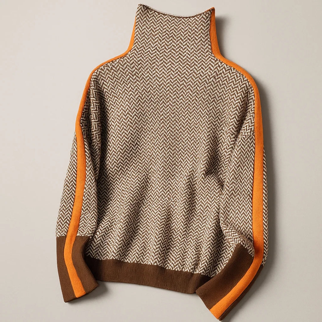 Pullover mit Stehkragen