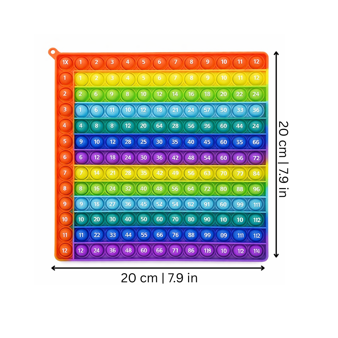 12x12 Multiplikationsbrett für praktisches Zahlentraining